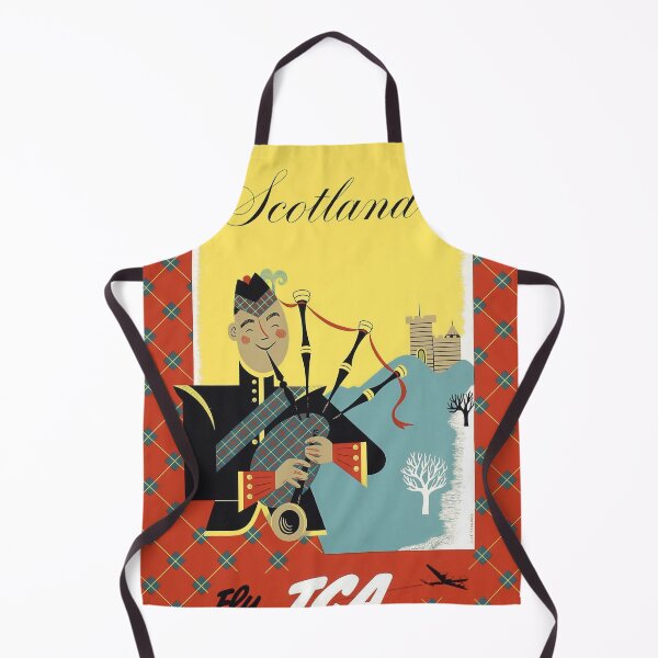 Item preview, Scotland retro poster designed and sold by CorasPosters.