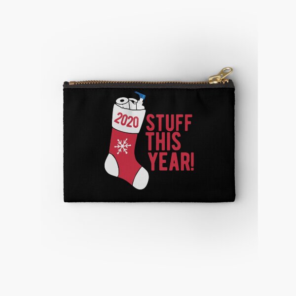 Item preview, Stuff This Year Stocking Filler Toilet Paper and Hand Sanitizer Christmas 2020 pun designed and sold by RainbowPandas.