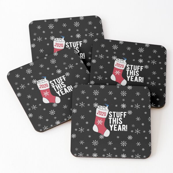 Item preview, Stuff This Year Stocking Filler Toilet Paper and Hand Sanitizer Christmas 2020 pun designed and sold by RainbowPandas.