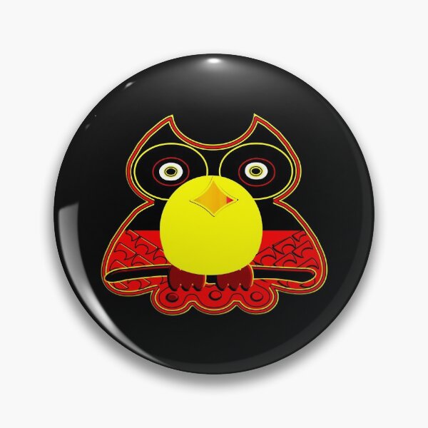 Item preview,  FREE MELBOURNE 2020 - OWL AUSTRALIAN ABORIGINAL FLAG designed and sold by Ralek.