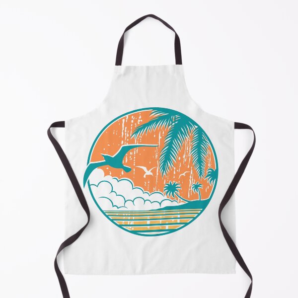 Item preview, Retro beach scene vintage look designed and sold by MAdHouseArtist.