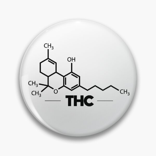 Item preview, THC Molecule Cannabinoid Cool Cannabis Marijuana Atom Design designed and sold by Skyline-Designs.