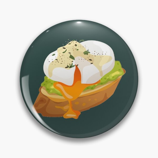 Item preview, Poached Egg and Avocado Bruschetta designed and sold by Alicia Chee.