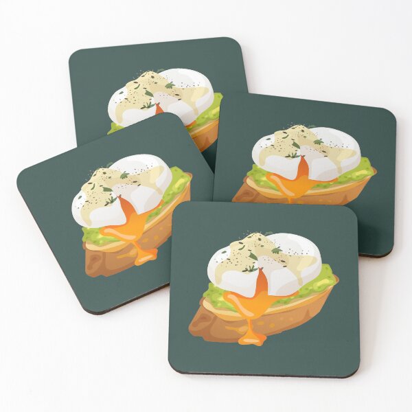 Item preview, Poached Egg and Avocado Bruschetta designed and sold by Alicia Chee.