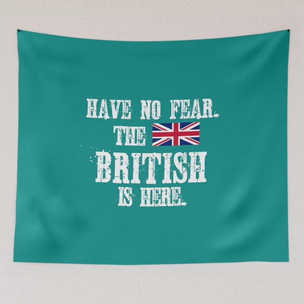 Item preview, Bandera de Inglaterra No tengas miedo de que los británicos estén aquí. designed and sold by obedtheartist.
