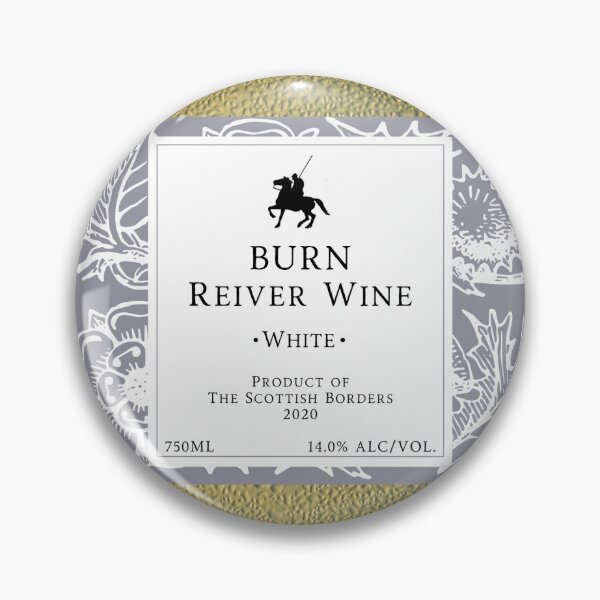 Item preview, BURN Red Wine Label | Border Reivers designed and sold by yourscotborders.