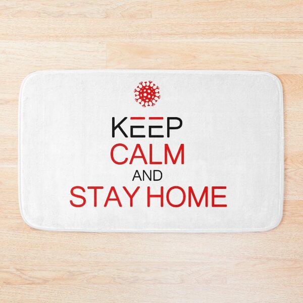 Item preview, Keep calm and Stay home , coronavirus text designed and sold by MarketVisionAV.