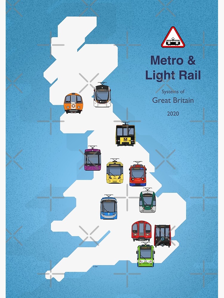 Metro and Light Rail of Britain (Geographic) by careful-design