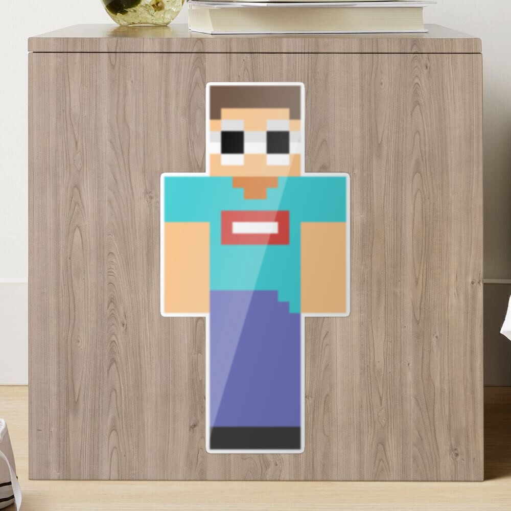 Fundy’s MCYT Minecraft Skin Sticker for Sale by JaypegDesigns