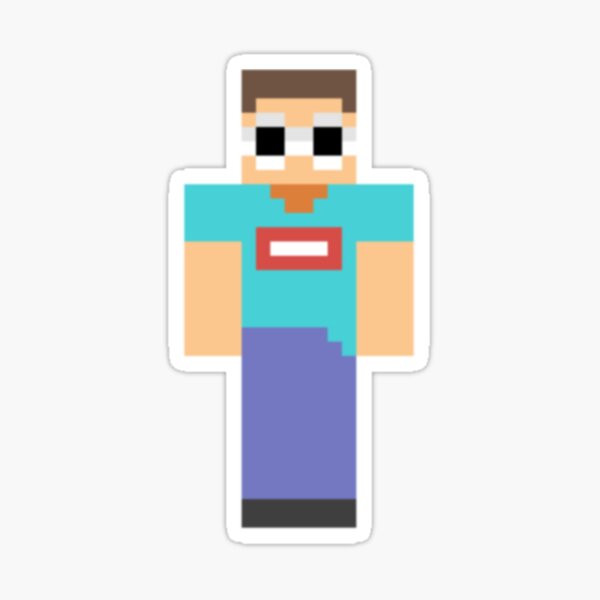 Georgenotfound Mcyt Minecraft Skin Sticker By Jaypegdesigns Redbubble