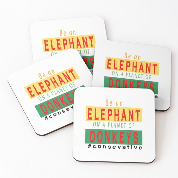 Item preview, Be on elephant on a planet of donkeys | funny conservative designed and sold by clewzo.