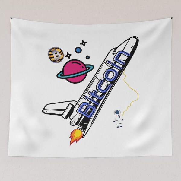 Item preview, Bitcoin Rocket, Bitcoin Cryptonaut designed and sold by WinningUniverse.