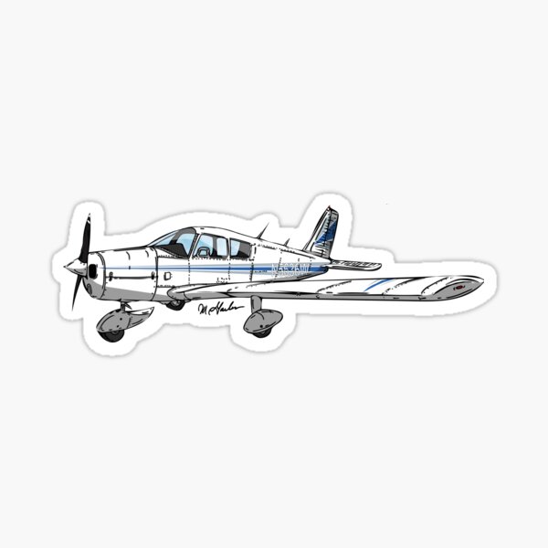 Vista previa del artículo con la obra «Piper PA 28 Cherokee 150 N5636W», diseñado y vendido por Michael Garber.