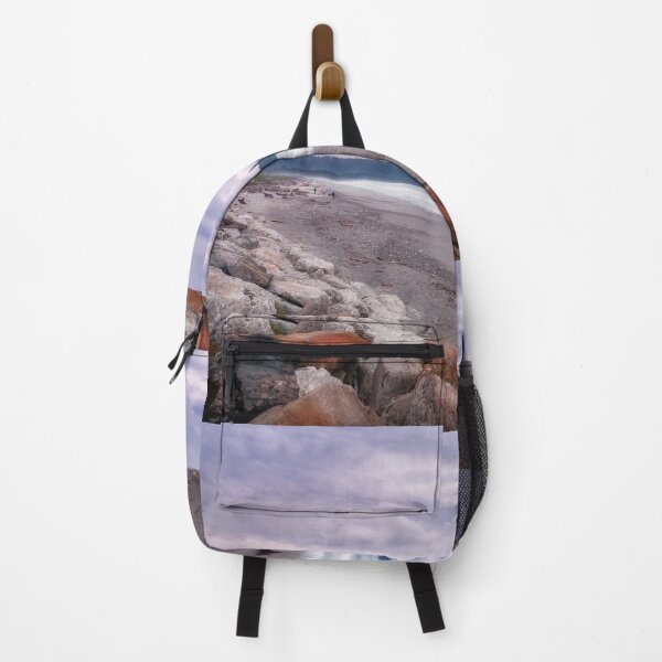 Item preview, Surreal foggy and cloudy sunset at Bruce Bay beach in New Zealand designed and sold by Danielasphotos.