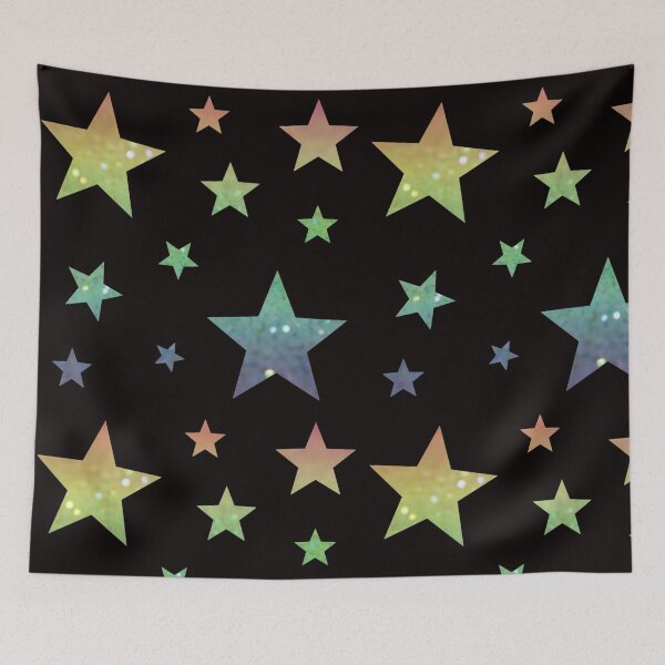 Item preview, Rainbow Ombre Faux Glitter Estrellas designed and sold by Felicity-K.