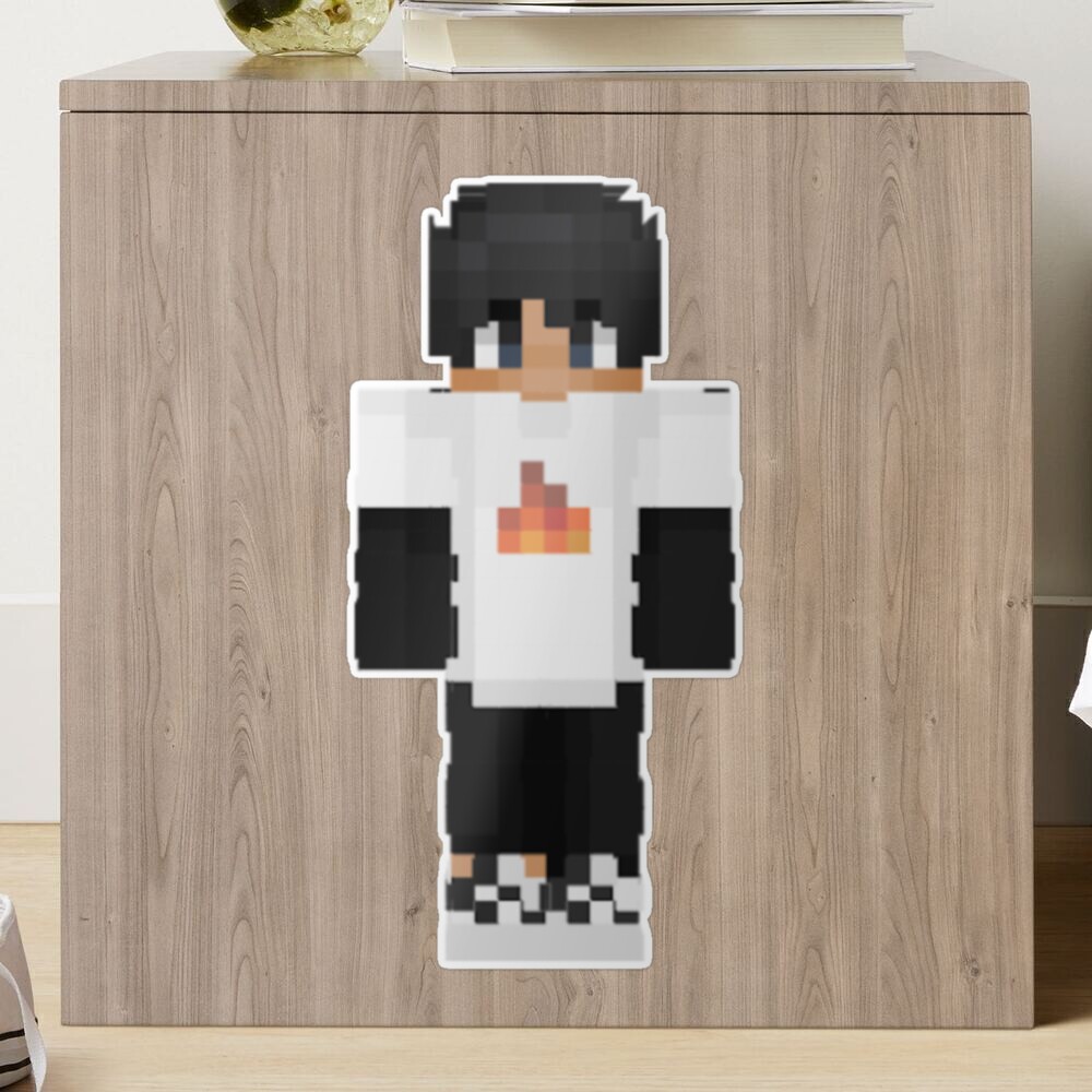 Sapnap minecraft skin, an art card by Vixy Draws - INPRNT