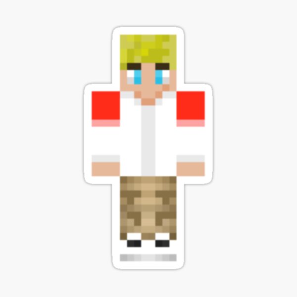 Fundy’s MCYT Minecraft Skin Sticker for Sale by JaypegDesigns