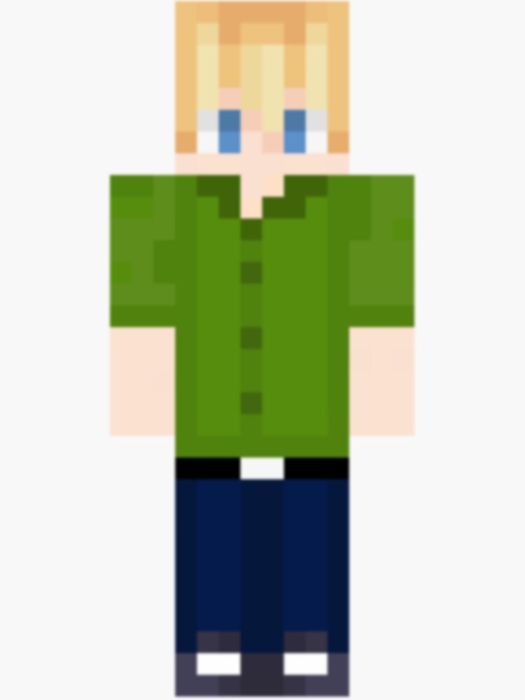 Tubbo's MCYT Minecraft Skin Sticker for Sale by JaypegDesigns