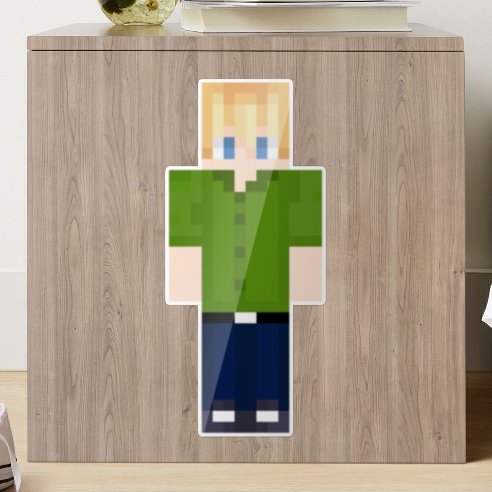 Tubbo's MCYT Minecraft Skin Sticker for Sale by JaypegDesigns