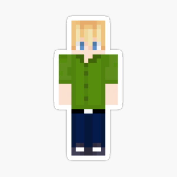 Fundy’s MCYT Minecraft Skin Sticker for Sale by JaypegDesigns