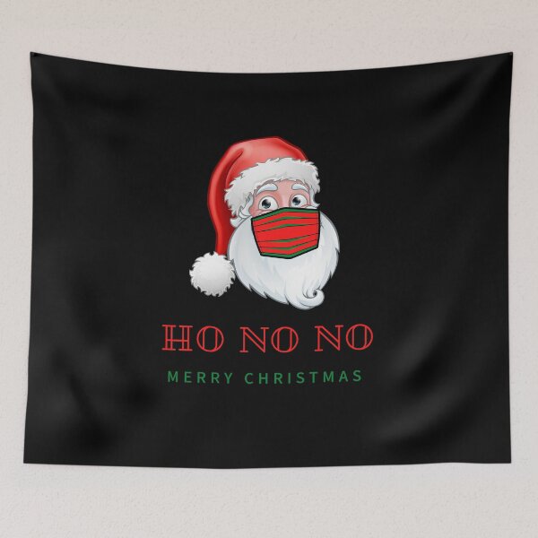 Item preview,  Santa Clause 2020 HO NO NO Merry Christmas Mask covid edition designed and sold by Six Deers.