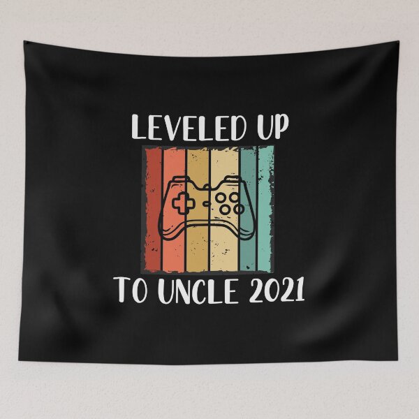 Item preview, Leveled Up To Uncle 2021 - Pregnancy Announcement New Uncle Retro - Funny Maternity Gift For Gamer Lover designed and sold by Run to Creations.