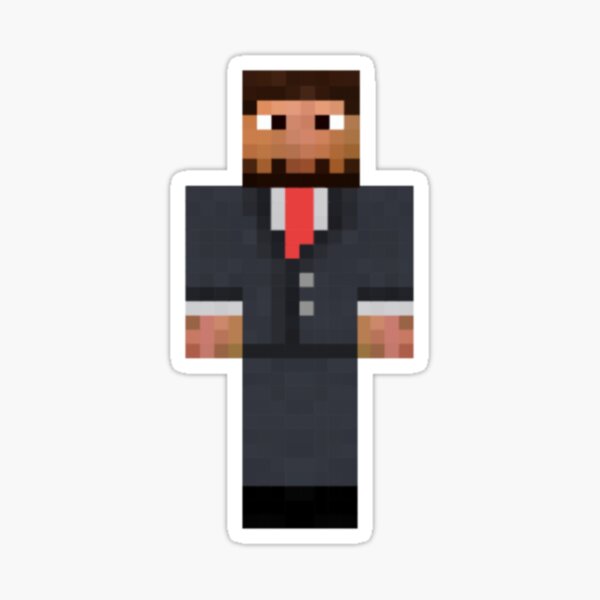 Tubbo's MCYT Minecraft Skin Sticker for Sale by JaypegDesigns