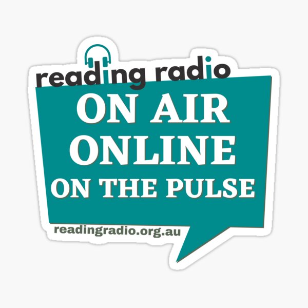 Reading Radio is everywhere you want it to be! Sticker