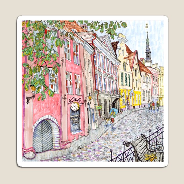 old Tallinn street Magnet