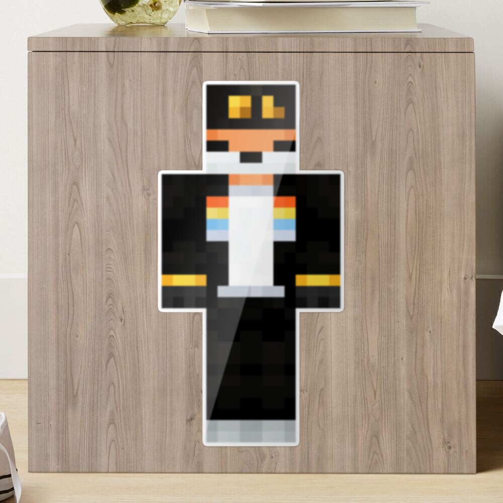 Fundy’s MCYT Minecraft Skin Sticker for Sale by JaypegDesigns