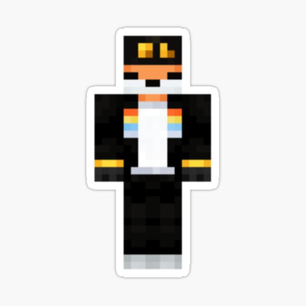 Fundy’s MCYT Minecraft Skin Sticker for Sale by JaypegDesigns