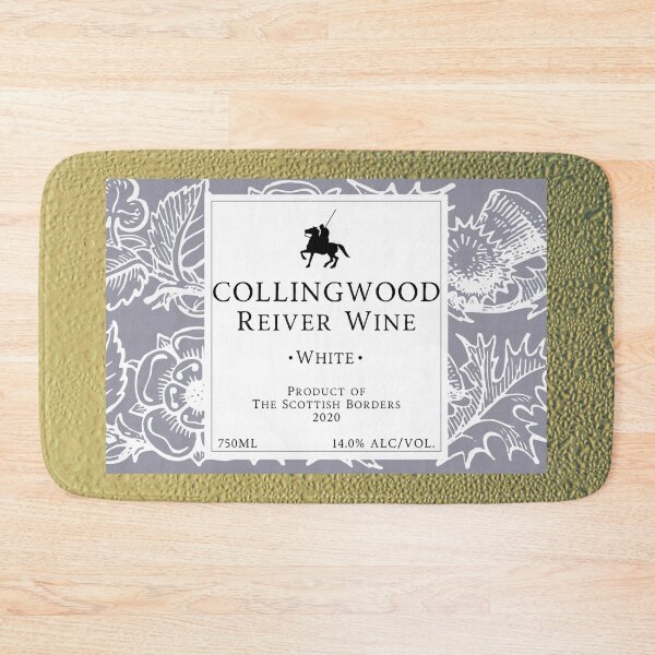 Item preview, COLLINGWOOD Red Wine Label | Border Reivers designed and sold by yourscotborders.