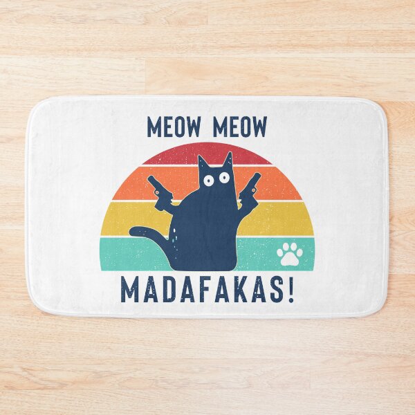 Item preview, Meow Meow Madafakas Shirt, Pew Pew Madafakas T-Shirt, Sunset Shirt, Vintage Shirt, Cat Lover Gift, Funny Cat Shirt, Summer Shirt, Christmas Sunset Shirt designed and sold by Vikingstorm.