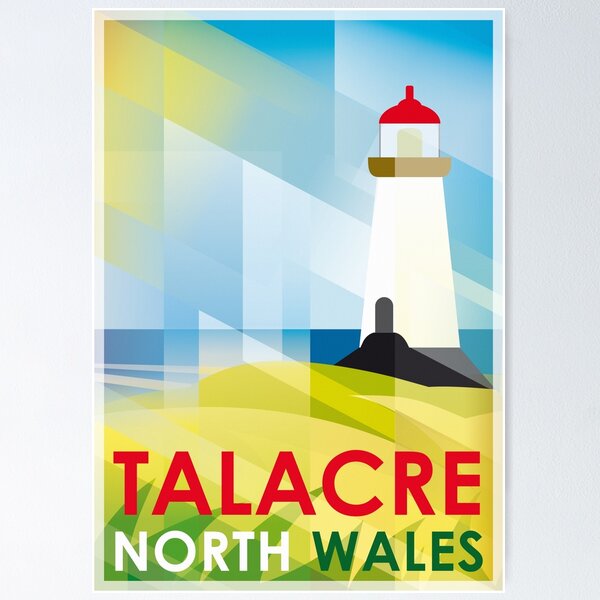Item preview, Talacre Lighthouse, North Wales designed and sold by EllenParzer.