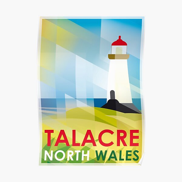 Talacre Lighthouse, North Wales Poster