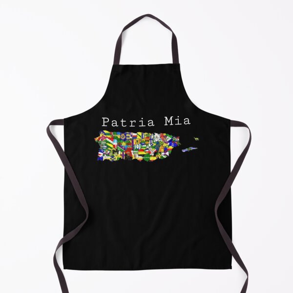 Item preview, Patria Mia Puerto Rico Flags Map designed and sold by SoLunAgua ..