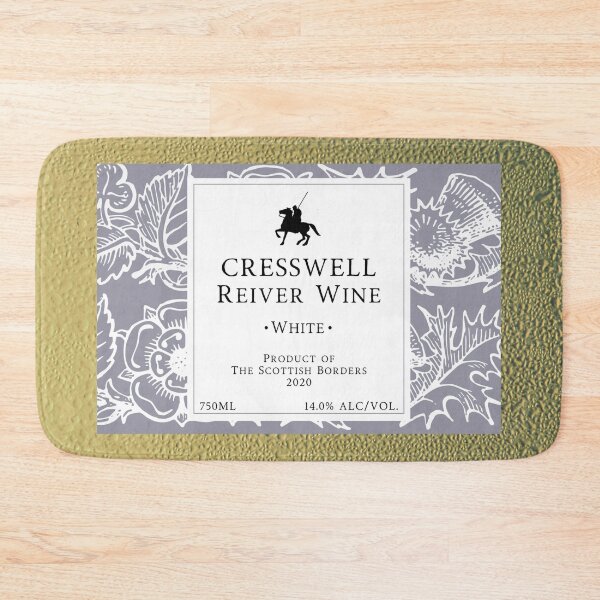 Item preview, CRESSWELL Red Wine Label | Border Reivers designed and sold by yourscotborders.