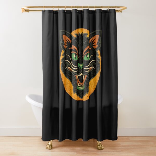 Vista previa del artículo con la obra «Halloween Vintage gato de halloween», diseñado y vendido por CekaTovi.