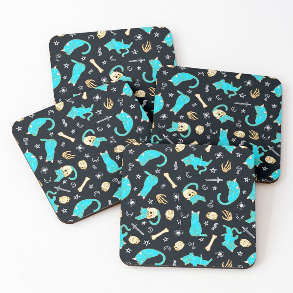 Item preview, Witches Cats and Skulls: Blue Zombie designed and sold by JesseIrwinArt.