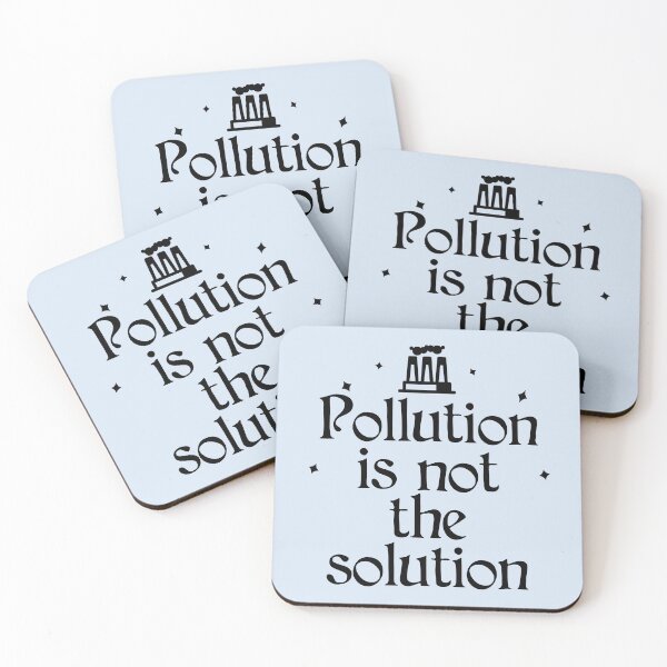 Item preview, Pollution is Not the Solution designed and sold by Shujii.
