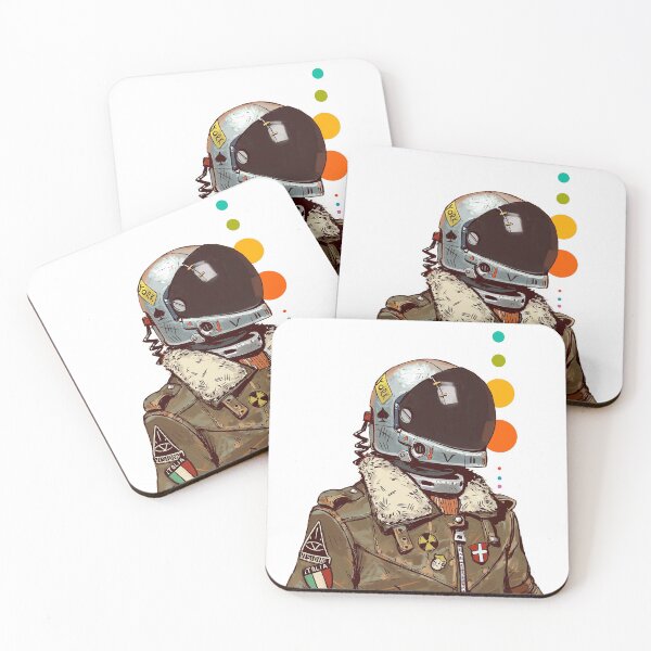 Item preview, Spaceman Astronaut Colorful Popart Illustration designed and sold by OWLvision33.