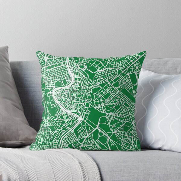 Item preview, Rome, Italy Map Print - Green designed and sold by CartoCreative.