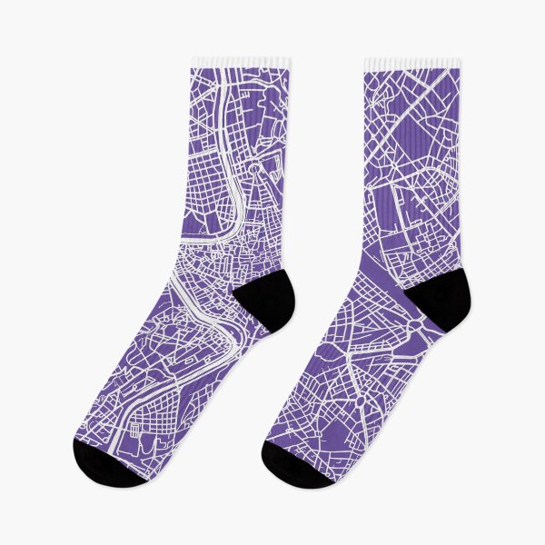 Item preview, Rome, Italy Map Print - Purple designed and sold by CartoCreative.
