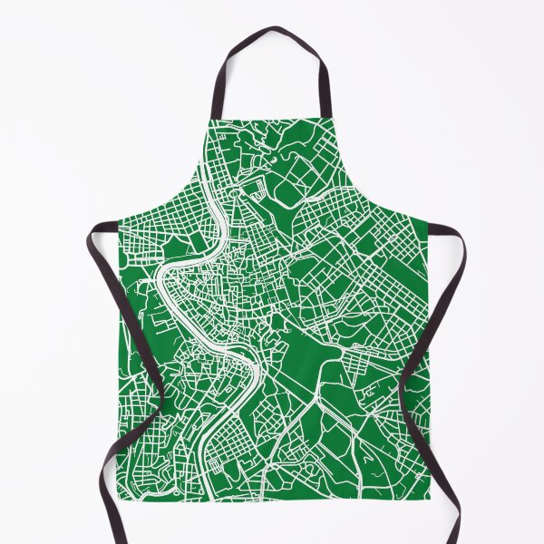 Item preview, Rome, Italy Map Print - Green designed and sold by CartoCreative.
