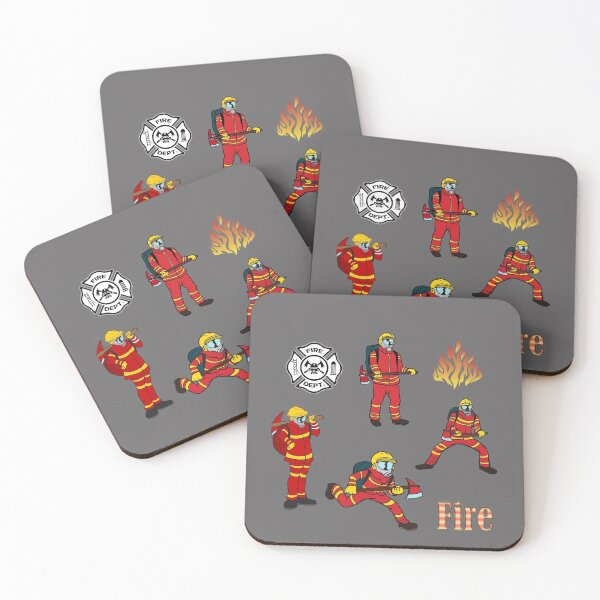 Item preview, Action Fireman at Work designed and sold by Bliss Find And Design.