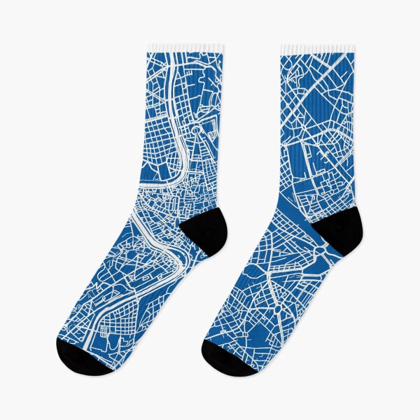 Item preview, Rome, Italy Map Print - Blue designed and sold by CartoCreative.