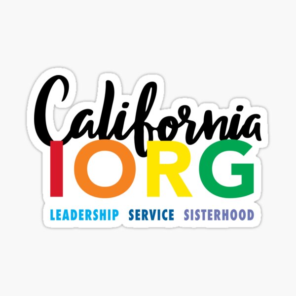 CAIORG fun logo - blue Sticker