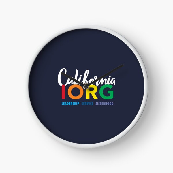 CAIORG fun logo - blue Clock