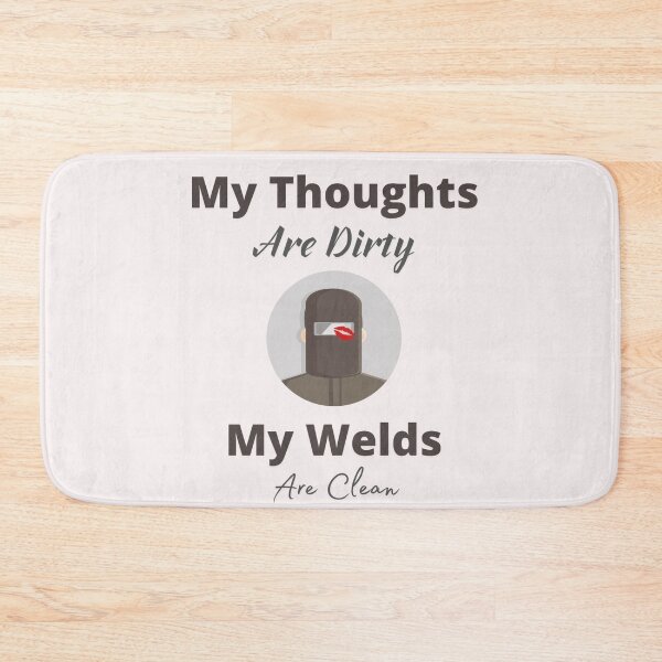 Item preview, Face Mask With Kiss - My thoughts are dirty, my welds are Clean. designed and sold by Millenial Designs.