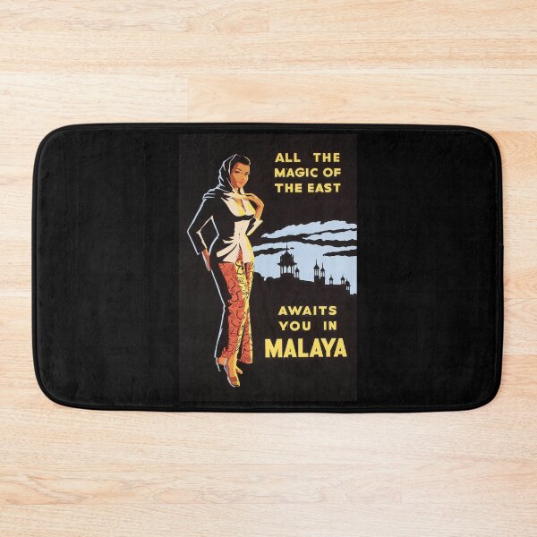 Item preview, Malaya retro poster designed and sold by CorasPosters.